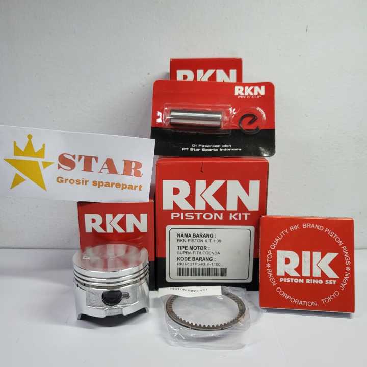 PISTON KIT LEGENDA KFM SUPRA FIT LAMA / NEW RIK RKN RIKEN Lazada