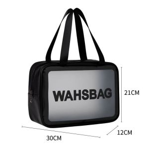 Túi Đựng Mỹ Phẩm WashBag Túi Đựng Đồ Trang Điểm Du Lịch Chất Liệu PVC Cao Cấp Trong Suốt Chống Thấm Nước - SaikouBeauty