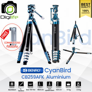 Benro Tripod CyanBird CB259AFK ( FS20Pro ) ขาตั้งกล้อง น้ำหนักเบา กลับหัว กางราบได้ / Digilife Thailand