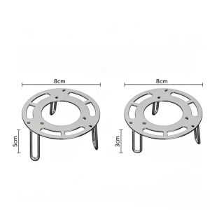 JMY - Stainless Steel Foldable Mini Steamer Rack