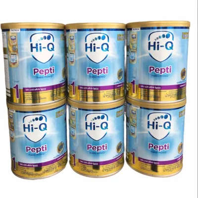 Hi-Q Pepti ไฮคิว เปปติ นมผงสำหรับเด็กแพ้โปรตีนนมวัว ขนาด 400 กรัม ( ยกลัง 6 กระป๋อง )