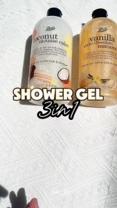 Boots 3-in-1 Body Wash Shower Gel Shampoo & Bubble Bath 500ml (Peach Cotton Candy / Strawberry Sundae)