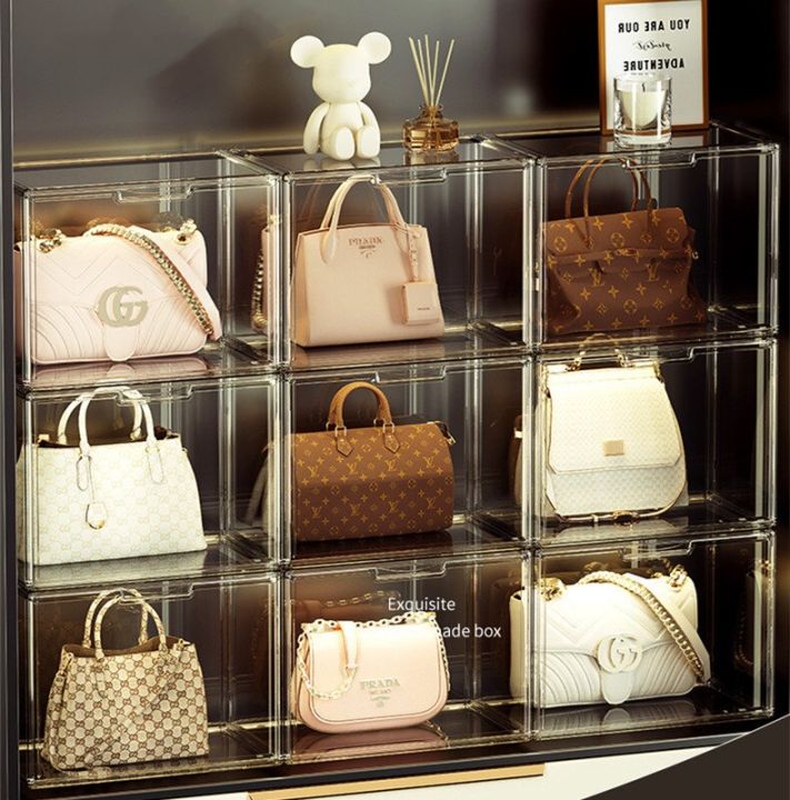 Luxury best sale handbag storage