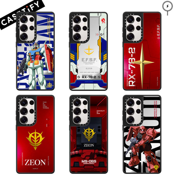 Original CASETiFY Gundam Mirror Case with Magsafe for Samsung