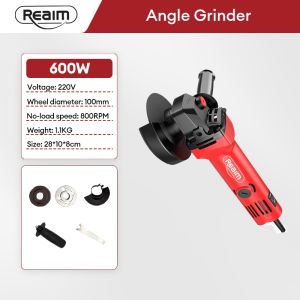 REAIM 980W Angle Grinder Original Heavy Duty Powerful Industrial