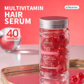 Hair Treatment Serum 40 Capsules， Hair care Oil，Vitamins A, E, Pro B5 - Repair hair roots, nourish thick hair, smooth frizz Conditioner for Women & Men. 