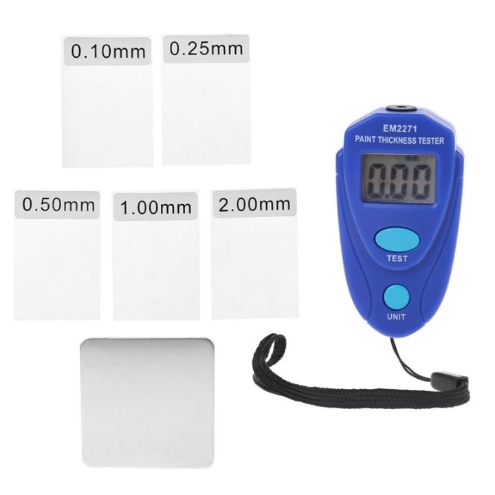 Portable Paint Thickness Gauge Digital Meter for Automotive Coating ...