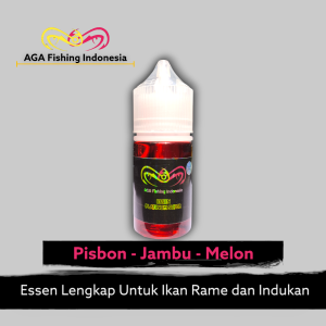 AGA Essen Oplosan Aroma PISANG AMBON JAMBU MELON Umpan Pancing Semua Jenis Ikan 15ml 30 ml