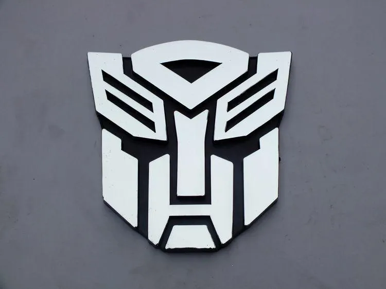 3D METAL Transformers Emblem Decal Autobots Decepticon Car Sticker 3