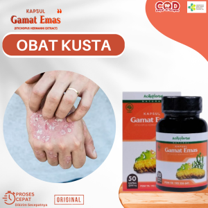 Obat Penyakit Kusta Obat Kusta Kering/ Basah Infeksi Bakteri Kulit Obat Penyakit Lempra Infeksi Bakteri Kulit Obat Jari Tangan Mati Rasa Obat Kusta Di Wajah Obat Herbal Lepra Obat Kusta Bunga Dengan Kapsul Gamat Emas