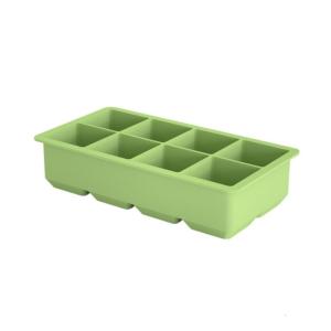 Stackable Large Ice Cubes Maker Silicones Tray Freezers Safe Flexible Ice Molds For Refrigerator Space Saving Storage
