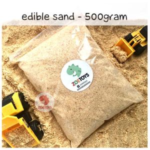 Zoetoys Edible Sand FOOD GRADE 500 gram | Mainan Pasir Dapat Dimakan | Sensory Play Refill Sand