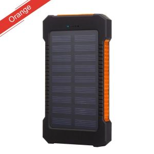 100000mAh Solar Power Bank IP67 Waterproof Powerbank Solar Original with LED Light Power Bank Solar Charger 3 USB Mobile Phone Fast Charging Powerbank Large-Capacity Portable Mobile Phone Charger with Solar Panels