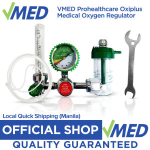 VMED Prohealthcare Medical Oxygen Regulator with Nasal Cannula and Spanner