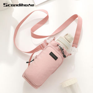 Portable Waterproof Handheld Crossbody Water Bottle Bag Travel Fashion Outdoor Water Cup Bag Adjustable Shoulder Strap Shoulder Bags