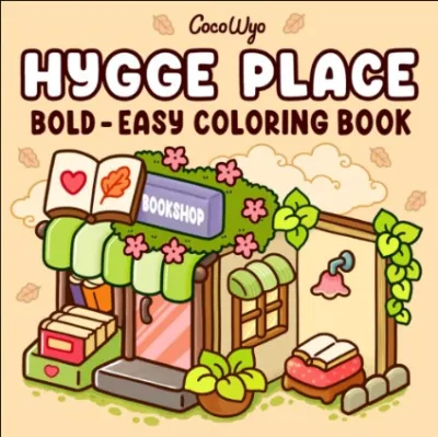 Buku Mewarnai Remaja Dewasa Relaxing Coloring book Coco Wyo Girl Moment Aesthetic