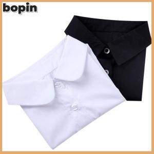Bopin Detachable Lapel collar Classic False Blouse Removable Women Men Accessory