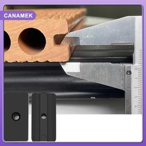 【CANAMEK】 100 Pcs Dovetail Composite Deck Clip Easy-assembly Outdoor Floor Yard Garden Outdoor Living Tools Accessories Secure