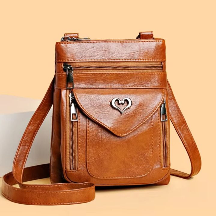 ETIONS จุได้มาก กระเป๋าใส่โทรศัพท์ สามชั้น กันน้ำกันน้ำได้ กระเป๋าแมสเซนเจอร์ ที่ใส่บัตร สากลสากลสากล กระเป๋าคาดอกใส่โทรศัพท์ สำหรับผู้หญิง