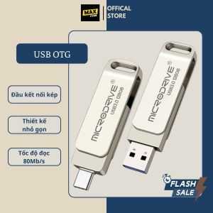 USB OTG 64GB / 128GB tích hợp đầu ra Type-C tiện lợi gọn gàng USB 3.0 tốc độ cao 80Mb/s