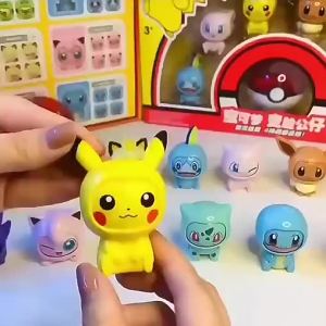 12 Mô Hình Nhân Vật Anime Pokemon Phong Cách Khác Nhau Đồ Chơi Có Thể Thay Đổi Khuôn Mặt Pikachu Charmander Squirtle Bulbasaur Quà Tặng Sinh Nhật Dễ Thương Cho Trẻ Em