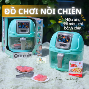 Đồ Chơi Nồi Chiên Không Dầu Có Hiệu Ứng Đổi Màu Mô Phỏng Khi Bánh Chín Đồ Chơi Nấu Ăn Cho Bé -shopcuabebb