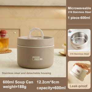 NEST Stackable Thermal Lunch Box Stainless Steel Hot Food Bento Portable Home Insulated Meal Box 304 Stainless Steel Insulated Lunch Box Picnic Box
