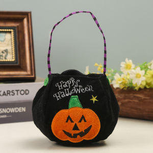 [SG]👻Halloween Pumpkin Candy Bag Portable Tote Bags Halloween Bag Costume Props Party Decor