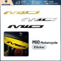 Motorcycle 3D Emblem Badge Sticker MIO Logo Decals Frame Body Tank Wheel Sticker For Yamaha Mio. 