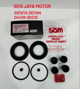 CALIPER KIT SAM KARET SEAL KIT REM CAKRAM DEPAN SIENTA 04478-0D210