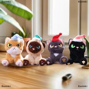 [COD] Bsuimki 1Pcs Kawaii Hat Biểu Tượng Cảm Xúc Mèo Con Búp Bê Sang Trọng Keychain Dễ Thương Mèo Túi Mặt Dây Chuyền Trang Trí Đi Kèm Với Giấc Ngủ Đồ Chơi Trẻ Em Món Quà Sinh Nhật