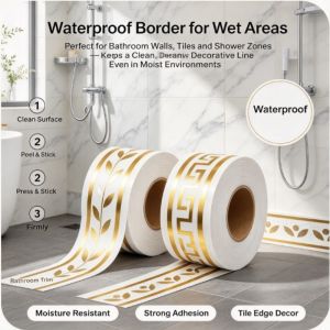 Self Adhesive Skirting Board Wall Skirting Sticker Baseboard Sticker Wall Corner Protector Window Sill Protector Tile Border Sticker Floor Trim Wall Sticker Home Decor