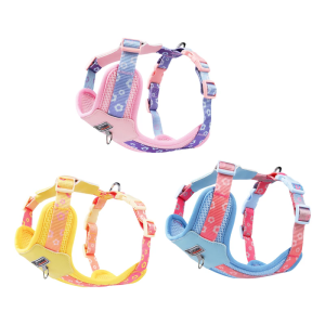 Pet Safety Harness Belt for Small Size Dog with Highly Strength Nylon Fabric Fashion Design Walking Chest Strap