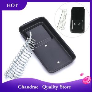 [Chandrae] Metal Iron Solid Base Soldering Iron Bracket Stand Portable for Electrical Work