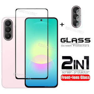 For Samsung Galaxy A27 5G 2 in 1 Screen Protector+ Protector Full Cover Full Glue SamsungA27 Tempered Glass Film Protection With Camera Flim Protection