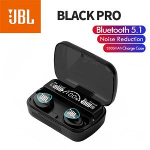 Original + Gratis Ongkir JBL คุณภาพสูง M10 TWS หูฟังไร้สายบลูทูธ5.1หูฟังสเตอริโอ9D กันน้ำชุดหูฟังพร้อมไมโครโฟนหูฟังบลูทูธหูฟังตัดเสียงรบกวนหูฟัง