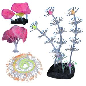 Delicate Aquariums Landscape Artificial Grass Terrarium Landscape Shrimp Grass Statue Aquariums Habitat Decors