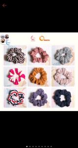 Dây Buộc Tóc Cột Tóc Scrunchies Dễ Thương