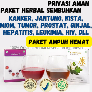 K Muricata Dan Mazon B Original Paket Mazon B Dan K Muricata Obat Herbal Jantung Hepatitis Kanker Payudara Kista Miom Tumor Hiv Ginjal Benjolan Gondok Hiv BPOM Halal Ampuh