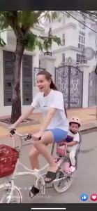 Ghế ngồi xe đạp cho trẻ em Việt Nhật-Cho bé từ 1 đến 5 tuổi-Đầy đủ phụ kiện lắp.
