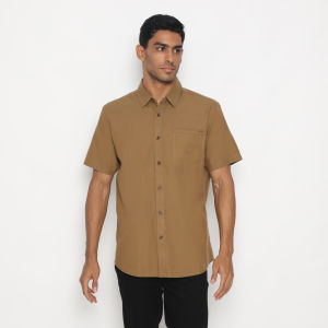 POLICE Kemeja Polos Cotton Regular Fit Pria