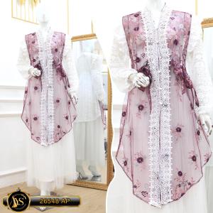 YESAYA Outer Brukat Atasan Full Bordir Outfit Kondangan Atasan Brukat 26548