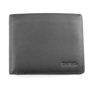 Ví Da Nam Bóp Da Nam Smeraldo SM212 Da Bò Màu Đen Nâu