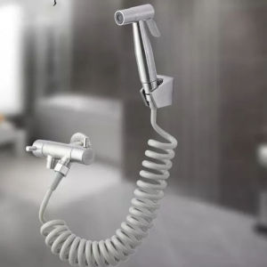 Stainless Steel Retractable Spring hose 1.5M/2M/3M Water Inlet Hose For Toilet Sprayer Bathroom Handheld Shower Hose