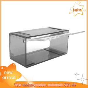 huhe กล่องเก็บของแบบวางซ้อนกันได้กันฝุ่นใส1ชิ้นกล่องโชว์รถยนต์โมเดลรถทำจากโลหะผสมสำหรับเด็ก