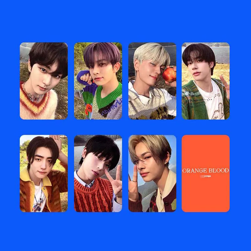 Enhypen Mini5 Album Orange Blood Weverse PhotoCards Heeseung Jake