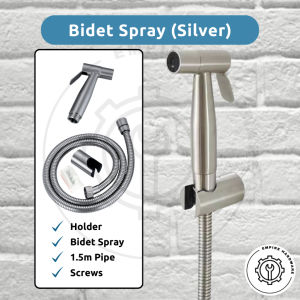 Black Toilet Bidet Sprayer Stainless Steel Bidet Set Toilet Sprayer Bathroom Pressurized Bidet Set