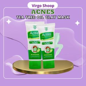 Acnes Tea Tree Oil Clay Mask 50 gr - Masker Kulit Berjerawat - Mengurangi Minyak Berlebih - Virgo Shoop