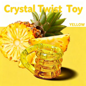 Crystal Tangle Fidget Toy Twist Sensory Stress Relief Desk Toy Focus Gift for Kids Adults