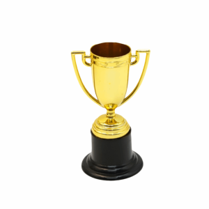 PRIMEPICKGLOBAL Multi Style Plastic Trophy Plastic Material Small Size Mini Trophy Winner Prize Pentagram Star Prize Cups Childrens Dance Competition